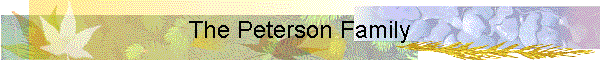 The Peterson Family
